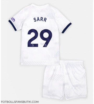 Tottenham Hotspur Pape Matar Sarr #29 Replika Hemmatröja Barn 2023-24 Kortärmad (+ Korta byxor)